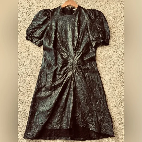 zadig and voltaire leather dress Rean Leather Dress